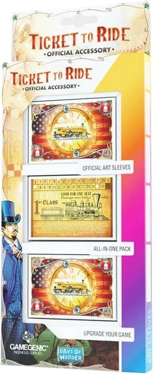 Gamegenic board game sleeves 'ticket to ride usa' (152st) - accessoires