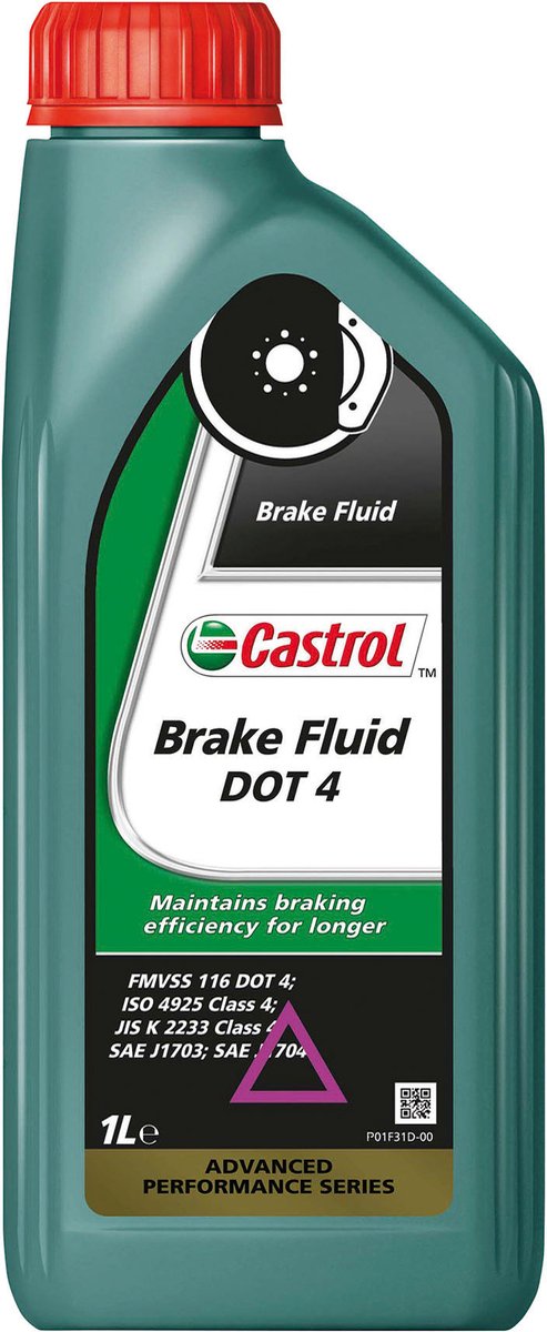 Castrol remvloeistof dot4 synthetisch 1l