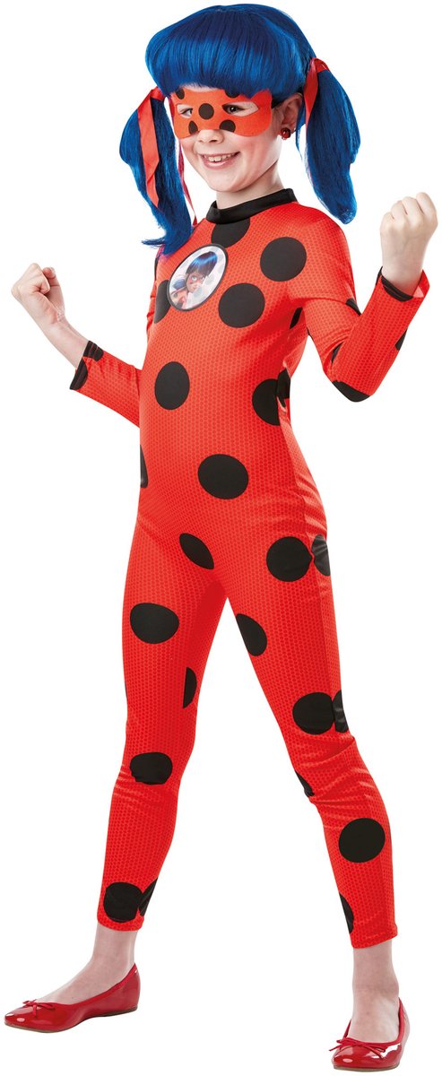 Rubies - miraculous ladybug classic costume (9-10 jaar)