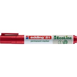 Creativ company permanente marker edding ecoline 21 1,5-3mm rood