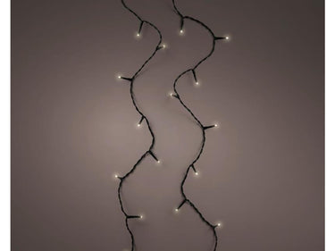 Lumineo led-verlichting 18m 240 lampjes classic warm. met 8-uurs timer en dimfunctie voor binnen en buiten