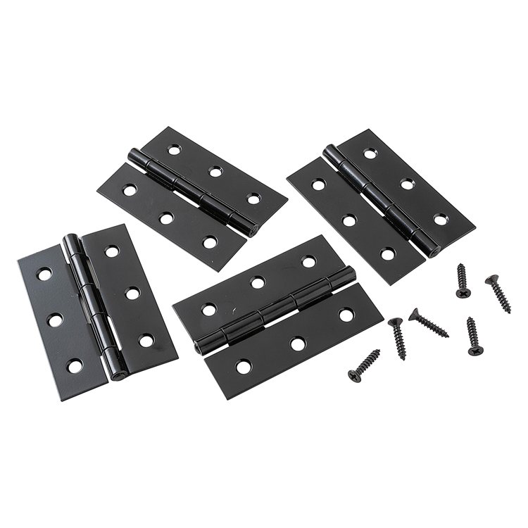 Chargez l'image dans la visionneuse de la galerie, Mack 1071170 - 4 zware scharnieren zwart h 76 x b 50 mm | 5 stuks
