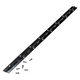 Mack 1071201 - piano scharnier zwart l 48 cm x 28 mm | 6 stuks