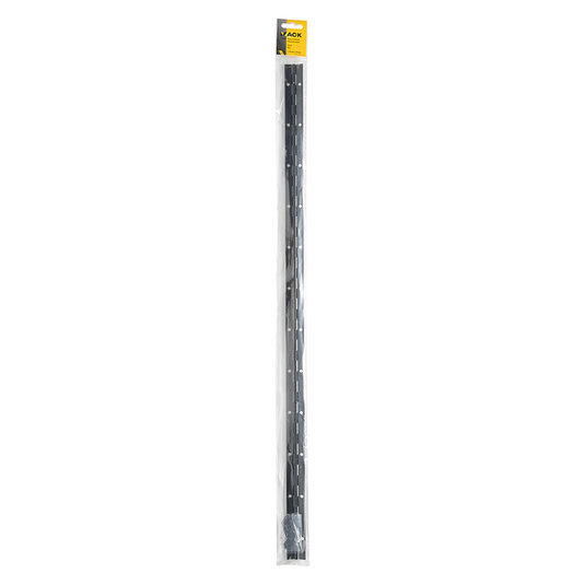 Mack 1071202 - piano scharnier zwart l 72 cm x 28 mm | 6 stuks