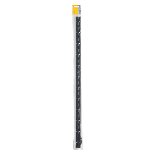 Mack 1071202 - piano scharnier zwart l 72 cm x 28 mm | 6 stuks