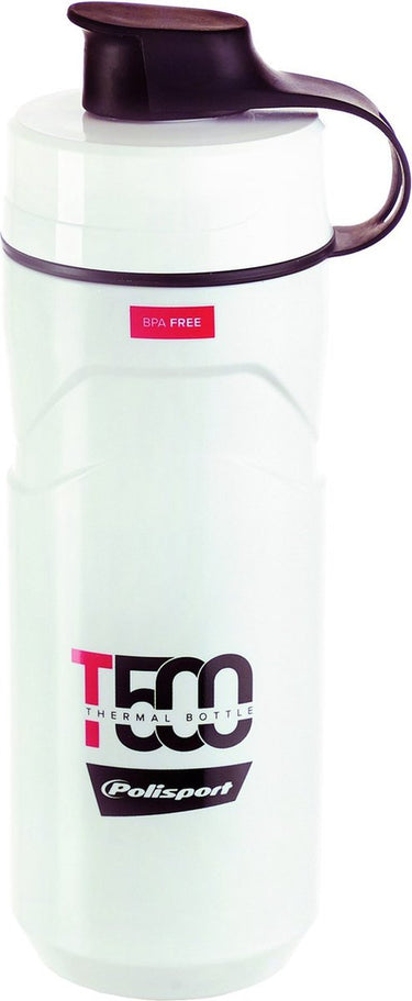 Polisport Bidon Thermal T500 500ml white-red