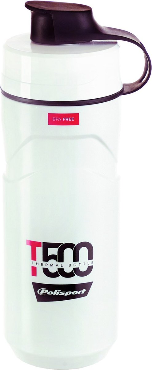 Afbeelding laden in galerijviewer, Polisport Bidon Thermal T500 500ml white-red
