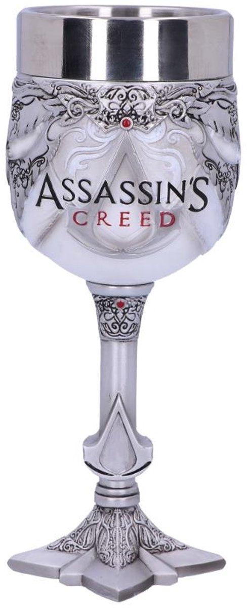 Nemesis now - assassin's creed wijnglas kelk the creed - wit