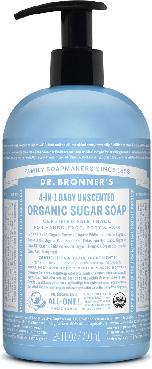 Dr. bronner dr bronners - shikakai baby mild (710ml)