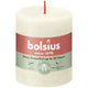 Bolsius rustiek stompkaars soft pearl ø68x80 mm 30 uur (4 stuks)