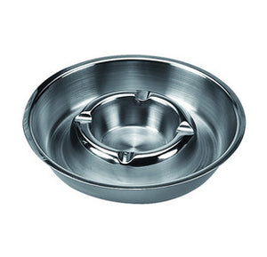 Asbak roestvrijstaal (14cm)