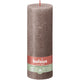 Bolsius rustiek stompkaars rustic taupe ø68x190 mm 85 uur (4 stuks)