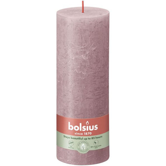 Bolsius rustiek stompkaars 190 68 ash rose a4