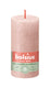 Bolsius rustiek stompkaars misty pink ø50x100 mm 30 uur (8 stuks)