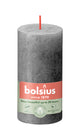 Bolsius rustiek stompkaars stormy grey ø50x100 mm 30 uur (8 stuks)