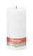 Bolsius rustiek stompkaars cloudy white ø100x200 mm 125 uur (4 stuks)
