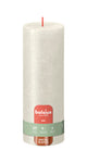Bolsius stompkaars shimmer ivory ø68x190 mm 85 uur (4 stuks)