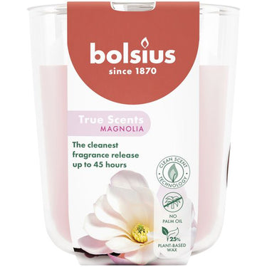 Bolsius geurglas true scents magnolia ø85x97 mm 45 uur (4 stuks)