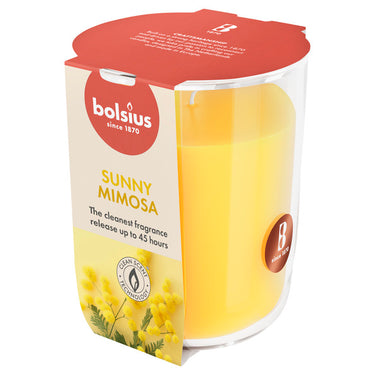 Bolsius geurglas true scents mimosa ø85x97 mm 45 uur (4 stuks)