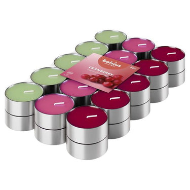 Bolsius geurtheelichten cranberry ø38x16 mm 3,5 uur (8x 30 stuks)