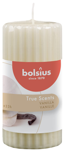 Bolsius pillar true scents vanilla ø58x120 mm 33 uur (6 stuks)