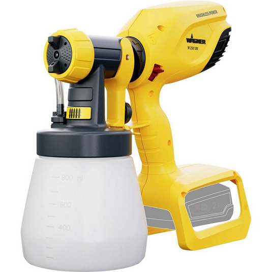 Wagner wood metal sprayer w 250 18v verfspuit – excl.accu