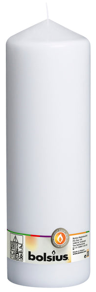 Bolsius stompkaars wit ø98x300 mm 175 uur (4 stuks)