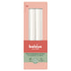 Bolsius dinerkaarsen cloudy white ø20x230 mm 8 uur (4x 8 stuks)