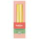 Bolsius gotische kaarsen sunny yellow ø24x245 mm 7 uur (8x 4 stuks)