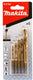 Makita b-57308 metaalborenset hss-tin 5-delig