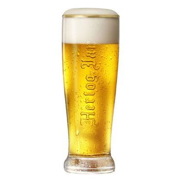 Hertog jan embossed glas (6x 20 cl)