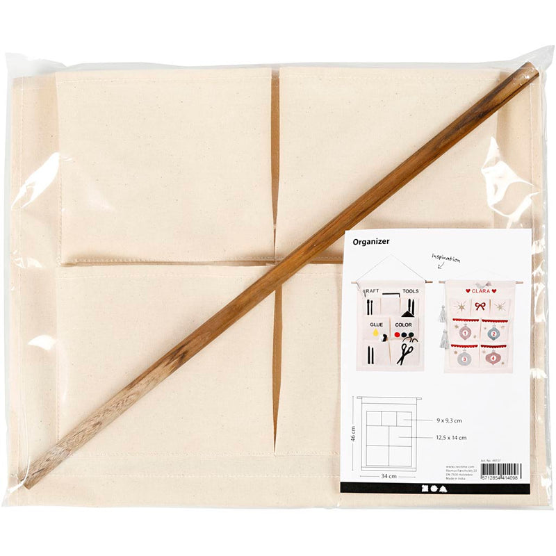 Load image into Gallery viewer, Creativ company hangende organiser canvas
