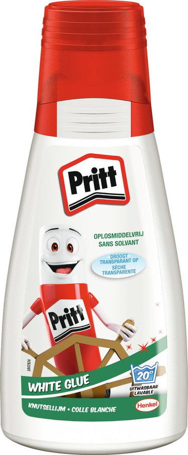 Pritt knutsellijm 100 g flacon | knutsellijm papierlijm | hobbylijm voor meerdere toepassingen.