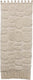 Hd collection wall plaque irregular blocks cotton ivory 77x2x180cm