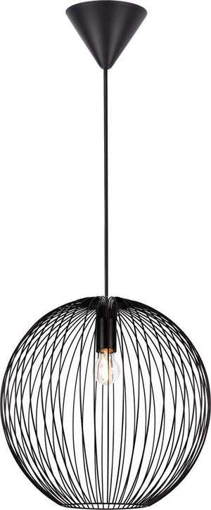 Nordlux beroni 35-hanglamp-e27-metaal-zwart