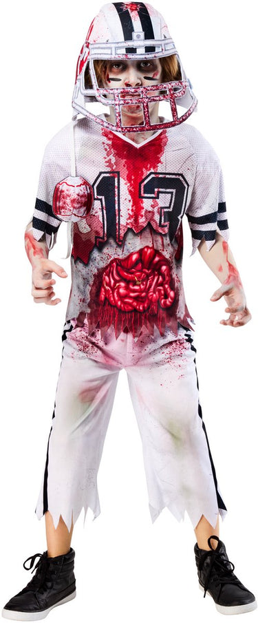 Rubies zombie american footballer kinderkostuum - - maat 5-6 jaar
