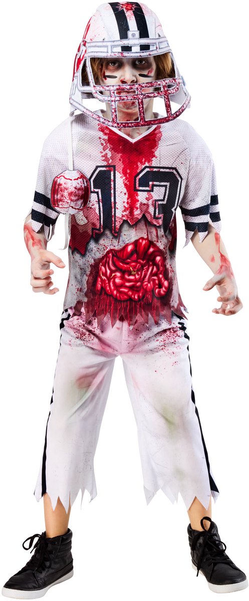 Rubies zombie american footballer kinderkostuum - - maat 7-8 jaar