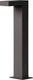 Lucide texas - sokkellamp - led - 1x8w 3000k - ip54 - antraciet
