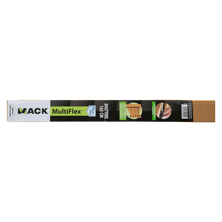 Afbeelding laden in galerijviewer, Mack 1074597 - multiflex shutters 165 cm rvs wit gecoat | 2 stuks
