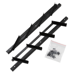 Mack 1074599 - multiflex shutters 50 cm rvs zwart txt gecoat | 2 stuks