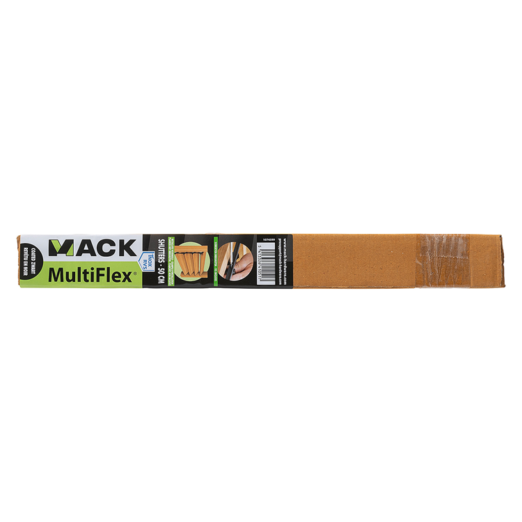 Afbeelding laden in galerijviewer, Mack 1074599 - multiflex shutters 50 cm rvs zwart txt gecoat | 2 stuks
