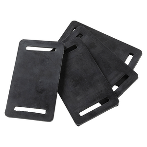 Mack 1072141 - 4 hoekbeschermers spanband 50mm rubber zwart | 5 stuks