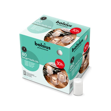 Bolsius professional relight navulling wit ø52x64 mm 30 uur (80 stuks)