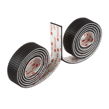 3m 1075818 - scotch extr. fasteners 25mmx1m2rol pak zwart | 6 stuks