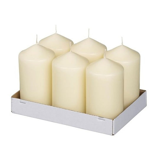 Bolsius stompkaars ivoor ø68x128 mm 45 uur (6 stuks)
