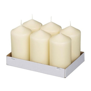 Bolsius stompkaars ivoor ø68x128 mm 45 uur (6 stuks)