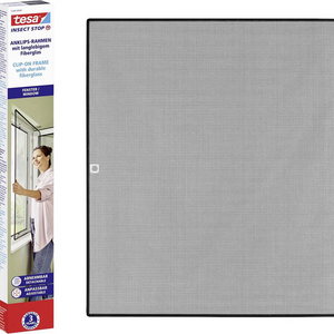 Tesa 1075235 - insect stop vliegenhor clip-on -frame 1,20m x 1,40m | 1 stuks