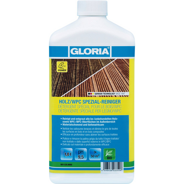 Gloria 1074633 - speciale hout wpc reiniger inhoud 1 liter | 1 stuks