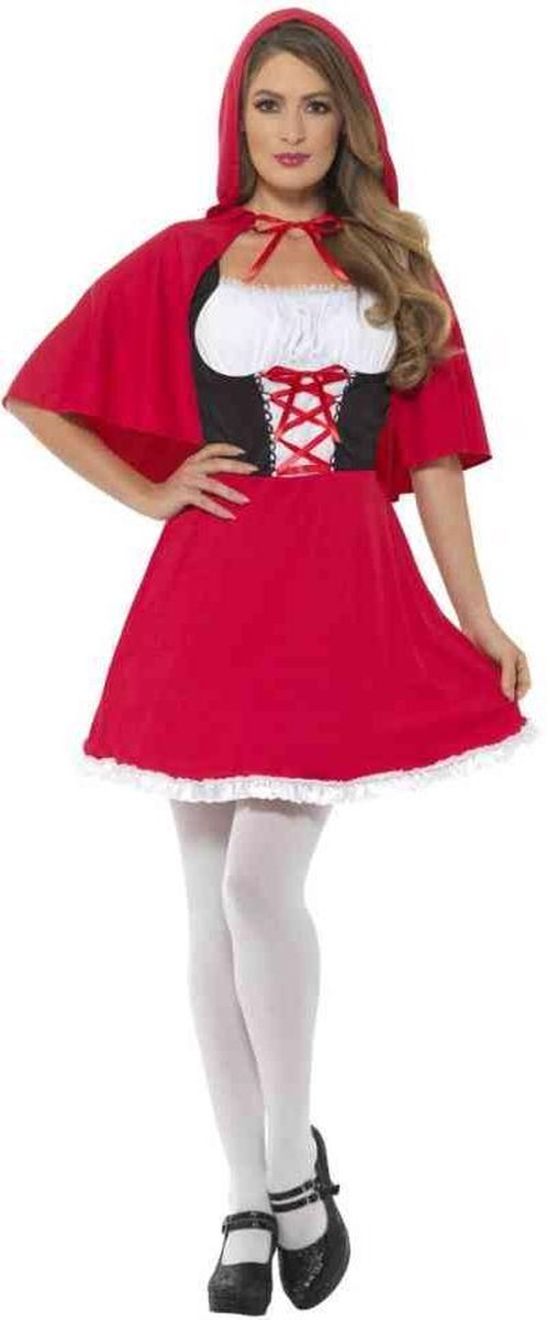 Smiffys - red riding hood kostuum - m - rood