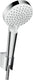 Hansgrohe crometta vario porter doucheset ecosmart met slang 125cm wit chroom